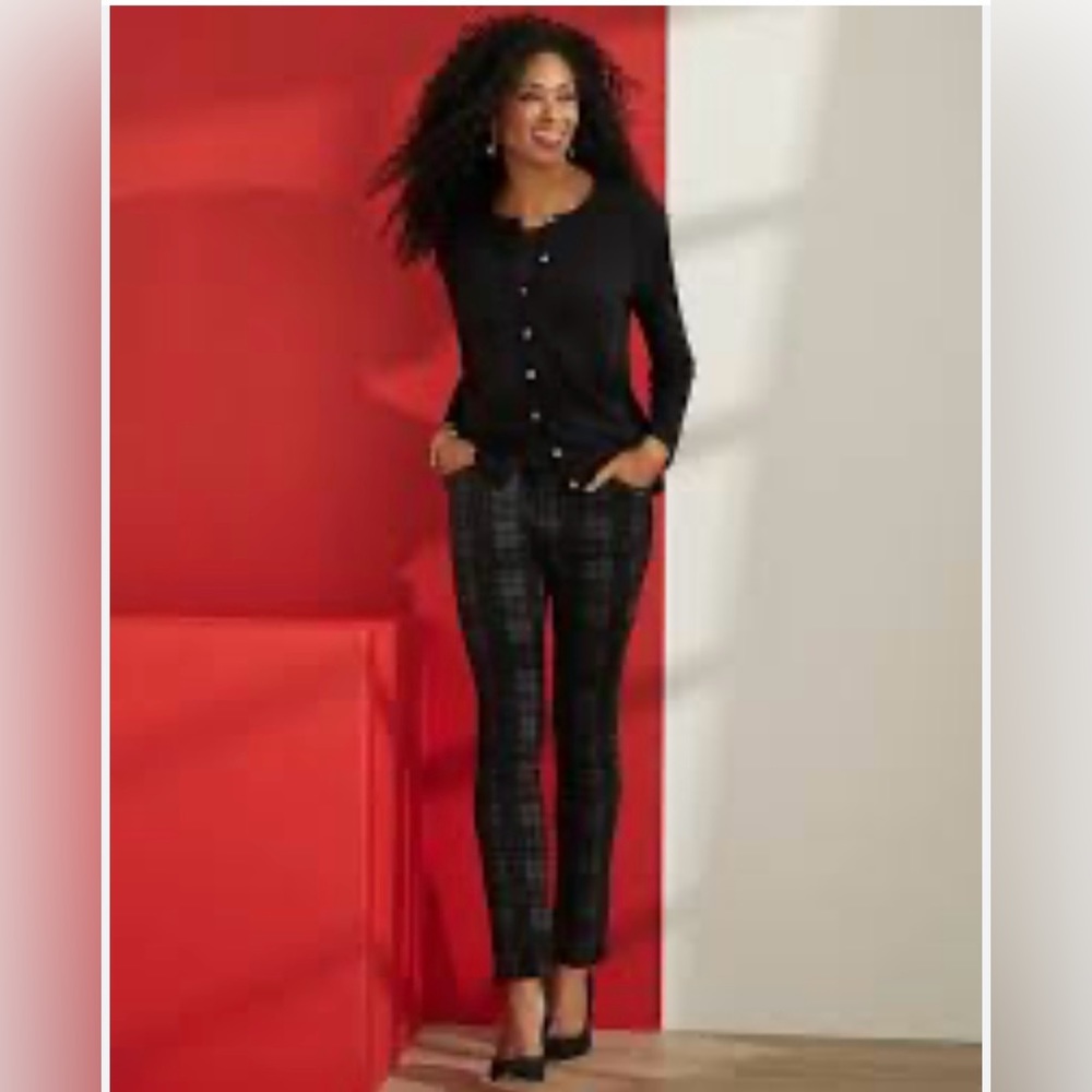 New direction women’s size large pull on pants with‎ stretch waist, skinny leg